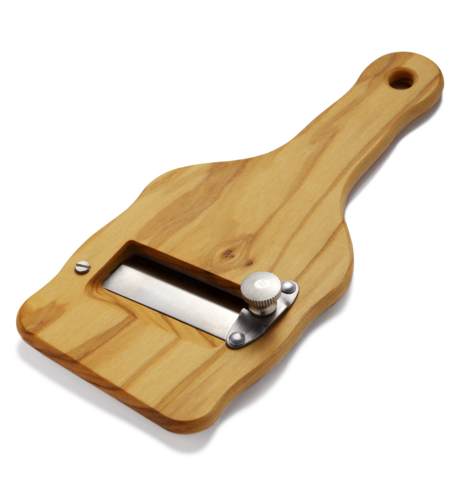 Mandoline en bois d'oliver